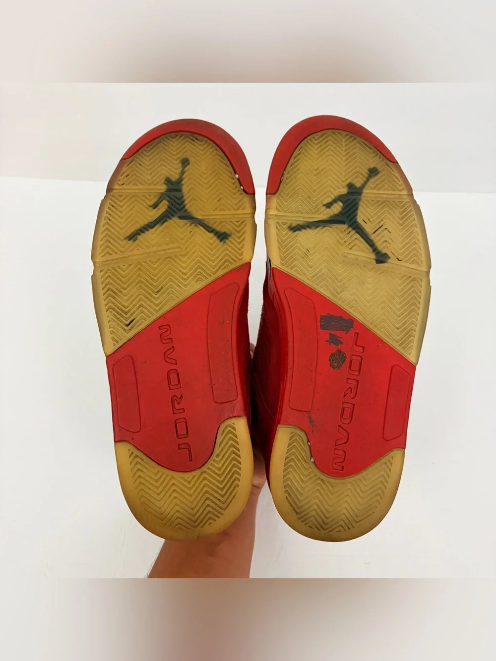 Jordan Retro 5 V Red Suede Mens 11